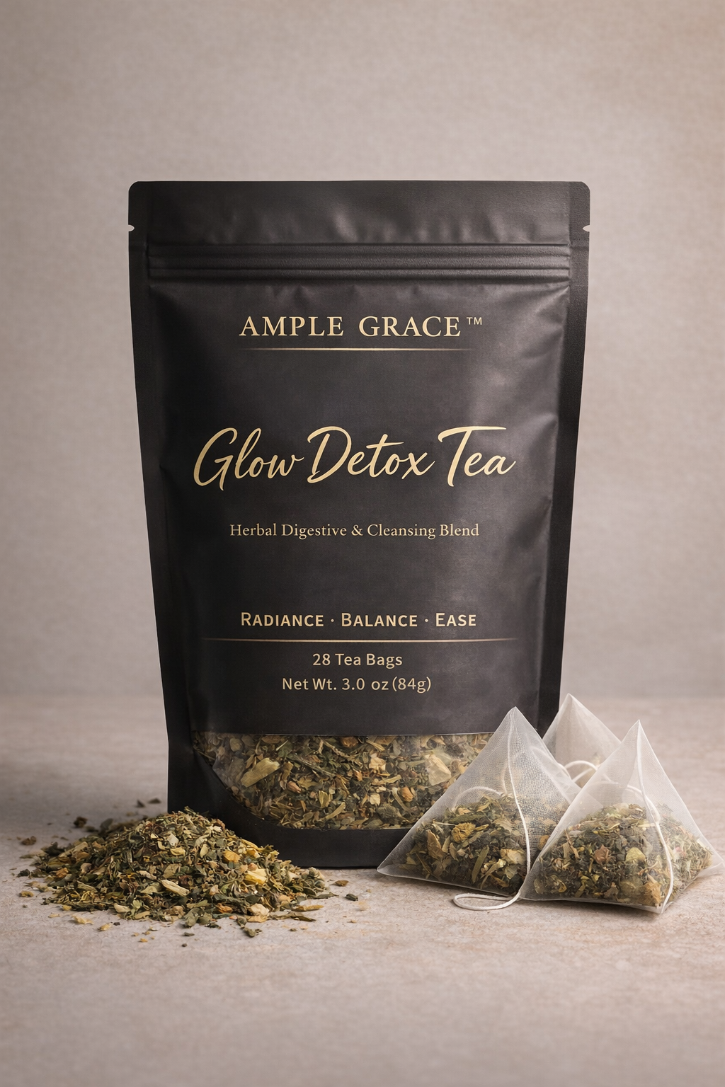 Ample Grace Glow Tea Herbal Detox & Digestive Support Blend